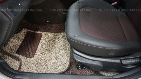 Thảm lót sàn ô tô 360 độ Hyundai i10 giá tại xưởng, rẻ nhất Hà Nội, TPHCM